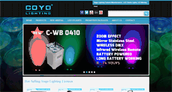 Desktop Screenshot of coyolighting.com
